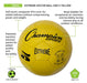 Champion Sports Extreme Series Size 5 Soccer Ball - Yellow 3