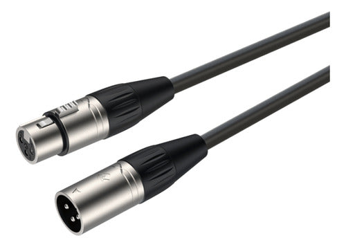 Cabo Microfone Roxtone Xlr 3p (fêmea) - Xlr 3p (macho) 2