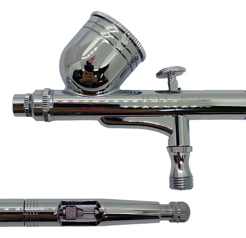 Double Action Gravity Feed Airbrush with Floating Nozzle 0.3mm - Ideal for Hobbies and More 9