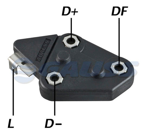 Regulador De Alternador Tipo Delco 1 Term. Costado 12v 0