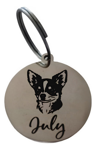 Qualia Orfebreria 2 Laser Engraved Identification Tags for Your Pet 0