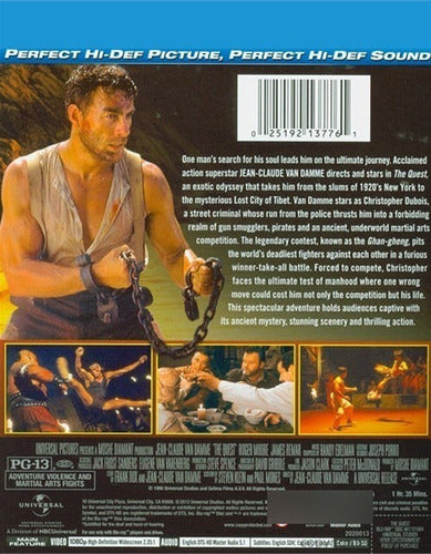 Blu-Ray The Quest / Desafio Mortal / Jean Claude Van Damme 1