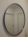 EspejarteDeco Round Circular Mirror 90 cm Black White Iron Frame 2