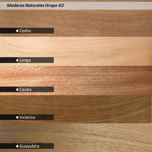 República Diseño Set of 6 Natural Wood Placemats 6