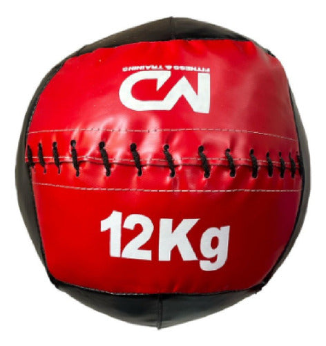 Tourmalhyn Medicine Ball 12kg Crossfit Fitness Without Pique 6