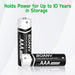 BOANV Pack of 40 AAA Alkaline Batteries, 1.5V Long-Lasting Power 4