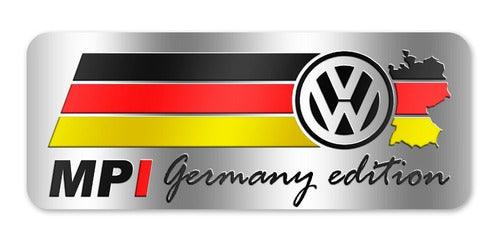 Emblema Badge Mpii Germany Edition Aço Inox Puro 0