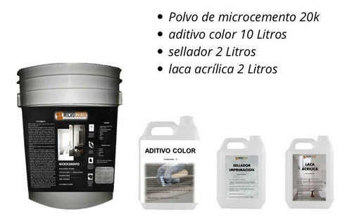 Microcolor Kit De Microcemento 20m2 1