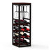 Winery Wine Rack Cellar (8 Bottles and 6 Glasses) 0