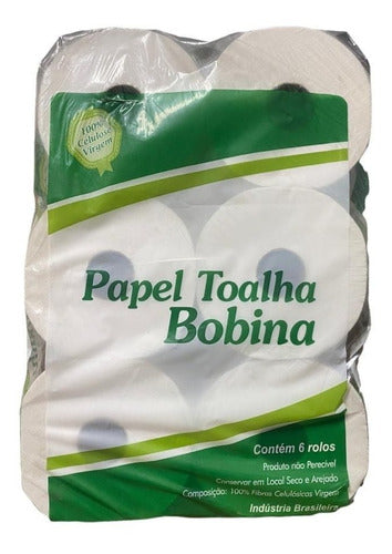 Gasmart Toalla De Papel En Rollo Blanca + Dispensador 1