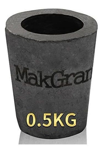 MakGrand Crisol De Grafito Para Fundicion De Metales 0.5kg 0