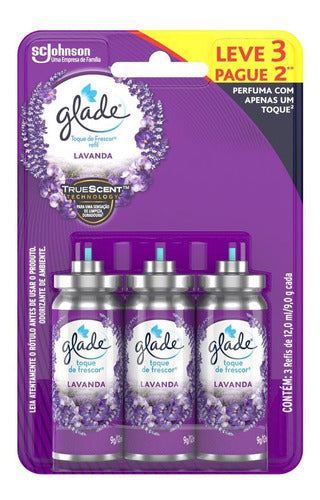 Refil Odorizador Glade Lavanda Toque De Frescor 12ml 0