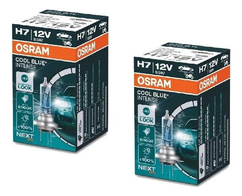 Osram H7 Cool Blue Intense 12V 55W X Pair 0