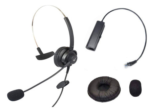 Polycom SoundPoint IP300 Headset with Telephone Cable 0