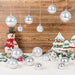 40 Christmas Tree Ornaments AMS 4 Sizes - Pearl Gray 3