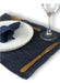 Noi Rectangular Jean Fabric Table Mats Set of 2 0