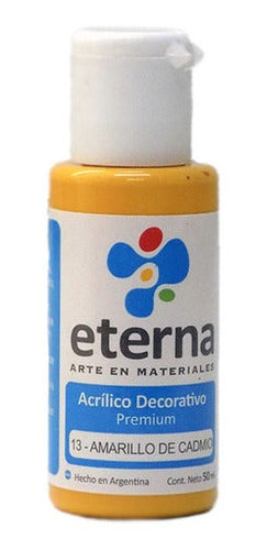 Eterna Acrylic Decorative 50ml Cadmium Yellow 0