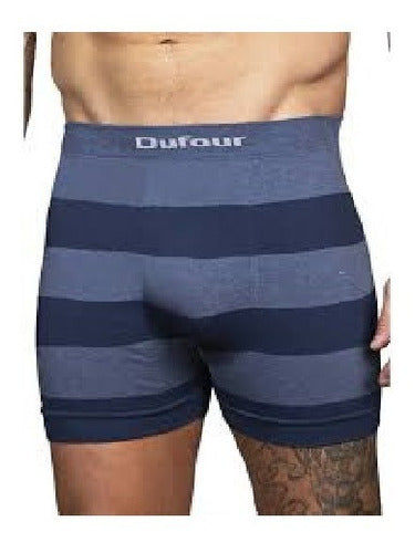 Dufour Pack X3 Boxer Hombre Dufour S/costura Rayado 12062 Hot Sale 1