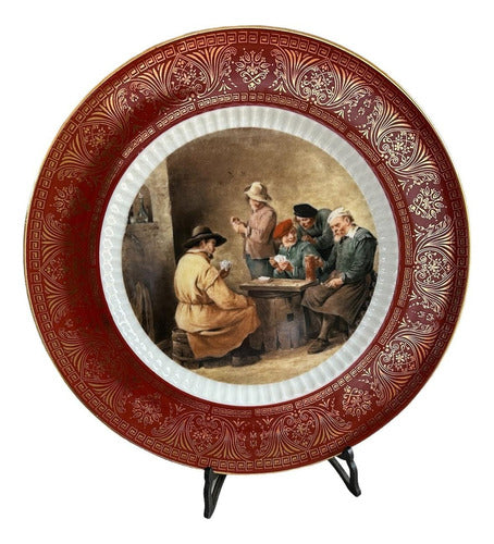 Decorative Porcelain Plate with Masterpiece Painting 0