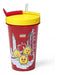 Lego Drinking Cup with Straw - Yellow/Red Design 0