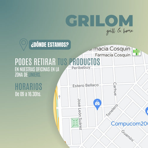 Tienda Grilom Parrilla Para Pescados Carnes Camping Set Para El Parrillero 3