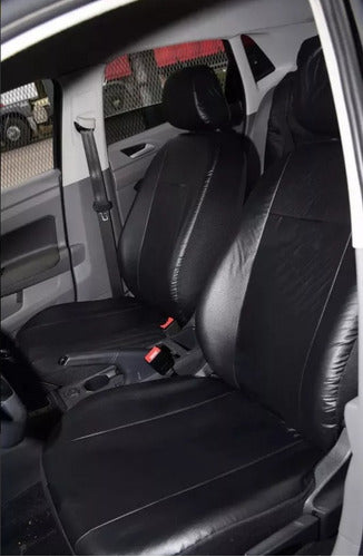 Premium Faux Leather Seat Cover Set for Renault Universal Logan 13