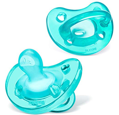 Chicco Soft Silicone Pacifier Blue 0