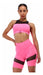 Ludmila Set: Top and Cycling Shorts Combo in Aerofit SW Tul Combination 7