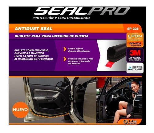 Lower Door Seal Renault Laguna by Sealpro - Keep Your Car Clean and Protected 0