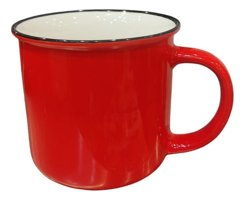 La Aldea Retro Enamel Mug 410 ml 4