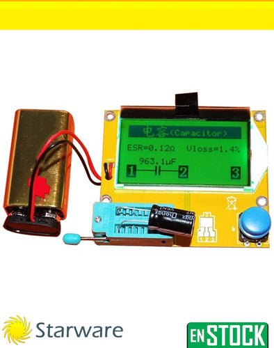 Atmegamult Tester Transistor Mosfet Tiristor Atmega Lcr-T4 Medidor 1