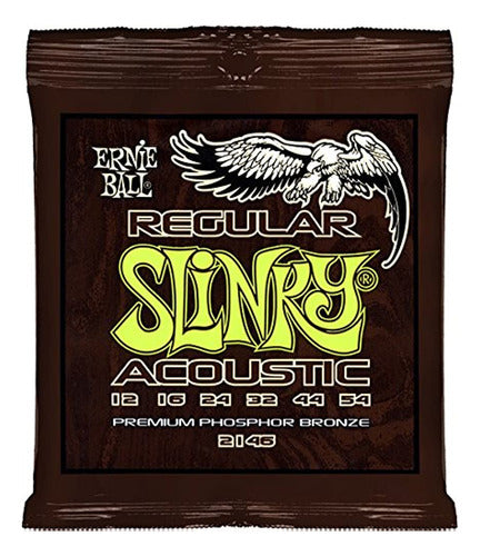 Ernie Ball 2146 Earthwood - Juego De Cuerdas (12 - 54), Colo 0