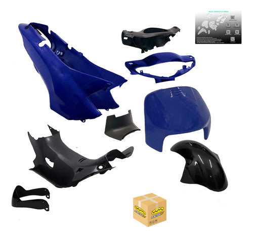 VC Kit Plasticos Para Guerrero Trip 110 Tunning + Manual Armado 0