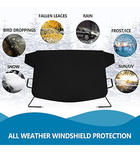 HTIVUNRT Snow Cover for Windshield 5