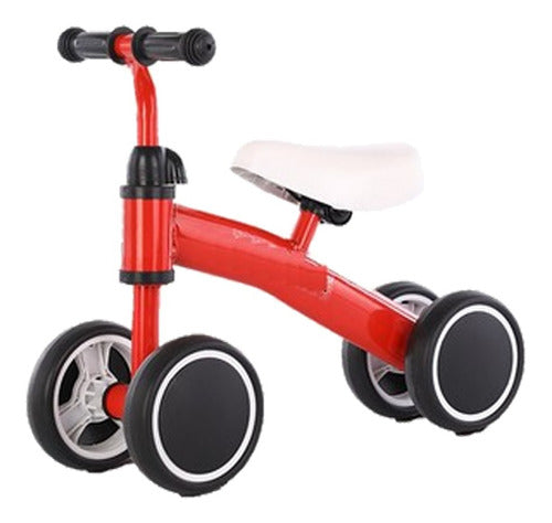 Triciclo Infantil Motoca Vermelha Sem Pedal Andador Passeio 0