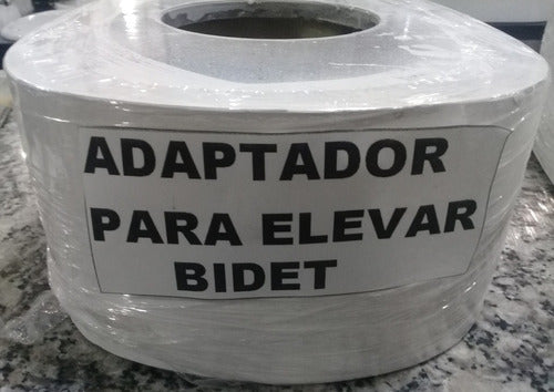 Adaptador Para Elevar Bidet Andino Mas Alto Fibra Blanco 2