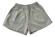 Women's Tailored Shorts with Elastic Waistband and Front Pleats 1