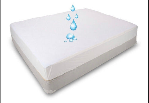 Waterproof Plastic Mattress Cover for Incontinence 1 1/2 Plaza 0