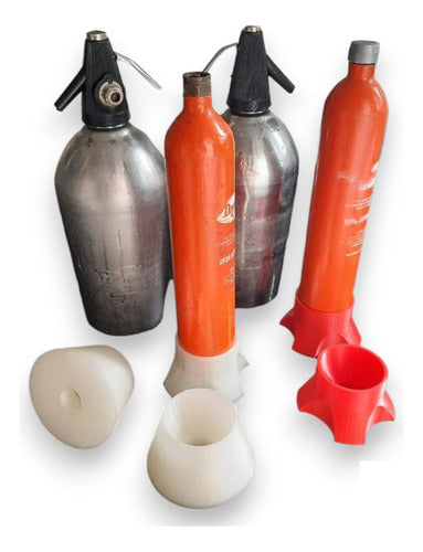 Support Bases / Safety for Drago Gas Cylinders X2 - Otro Pl4n C 0