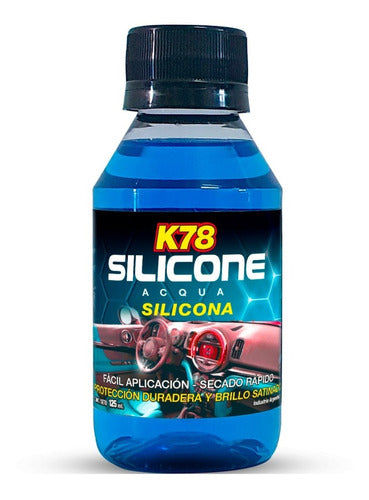 K78 Silicona Auto De Interior Y Plasticos Aromatizada 125cc 0