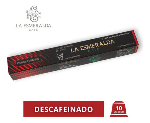 La Esmeralda Decaffeinated Espresso Capsules 0