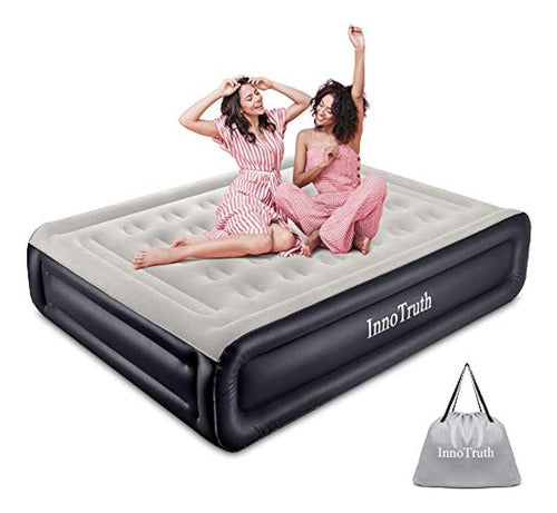 Innotruth Double Air Mattress with Built-in Pump 0