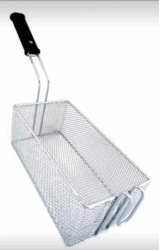 Fryer Basket Set (x2 Units) - Rectangular Reinforced 16x31cm 7