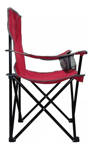 Homebrand Director Chair Reinforced Camping with Cup Holder 1