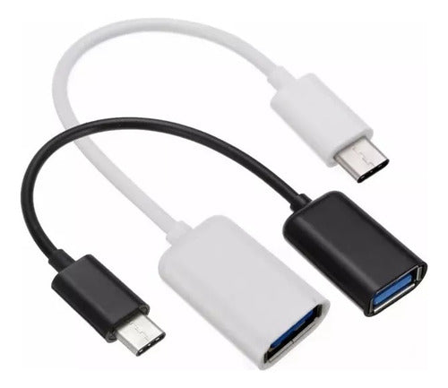 20 Units USB Type C Male to USB Female OTG Cable Adapter 0