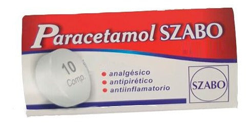 Paracetamol Szabo 1g 10 Comprimidos 0