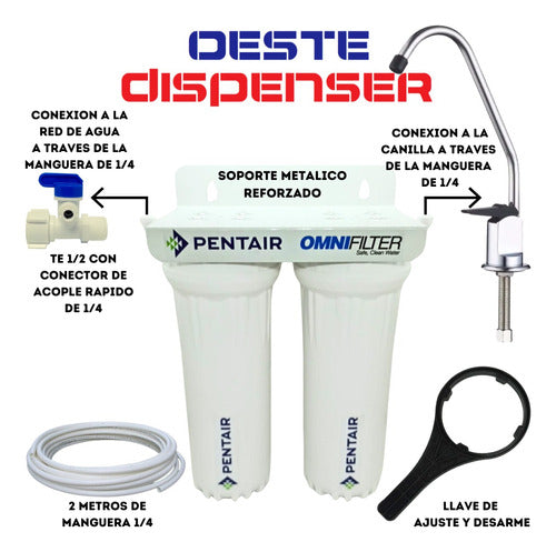 Pentair Under-Sink 2-Stage Water Purifier with Faucet 2