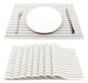 Sueh Design Vinyl Soft Woven Placemats 18" x 12" Set of 8 0