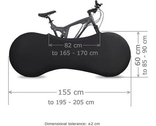 Ganga Shop Funda Cubre Ruedas Bicicleta Antipolvo Lavable 1