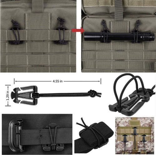 BSGB Tactical Molle Kit Accessories for Backpacks Hooks Straps 2